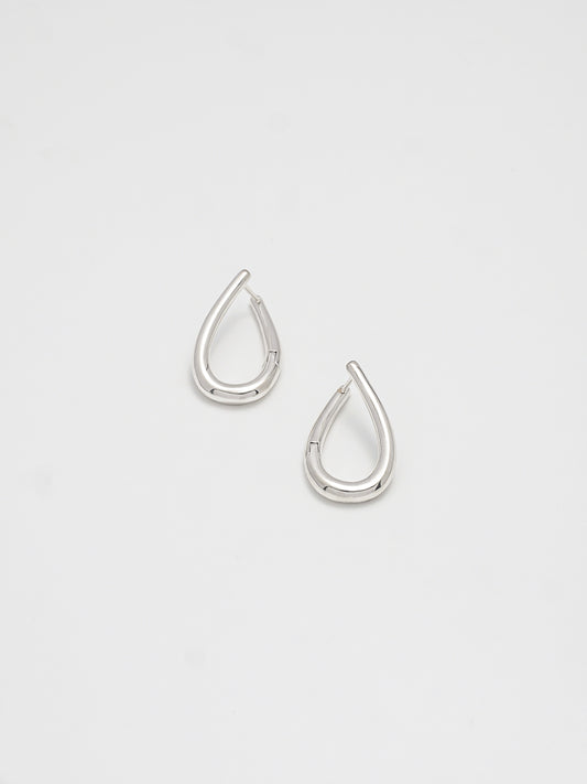 シルバー・しずくピアス